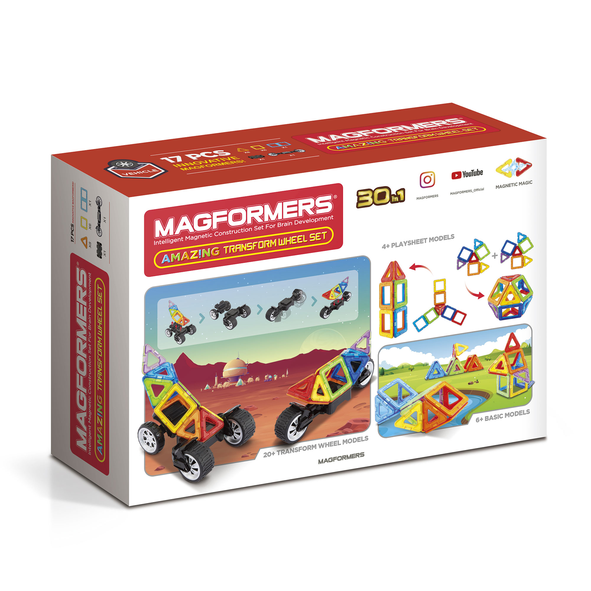 Magformers Amazing Transform Wheel Set 17 Magformers