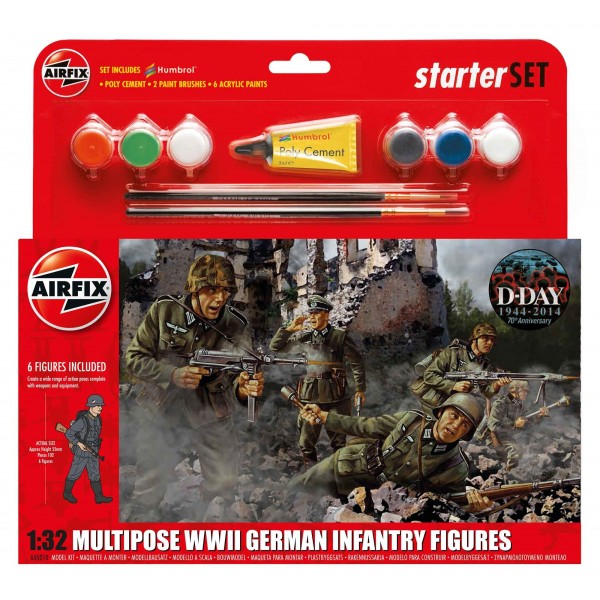 WWII German Infantry Multipose Starter Set 1:32