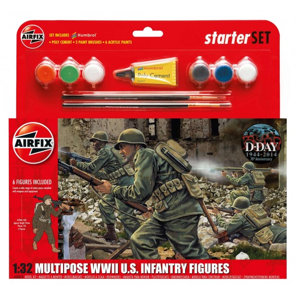 WWII US Infantry Multipose Starter Set 1:32