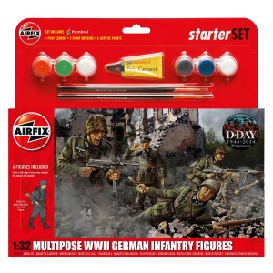 WWII German Infantry Multipose Starter Set 1:32