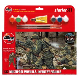 WWII US Infantry Multipose Starter Set 1:32