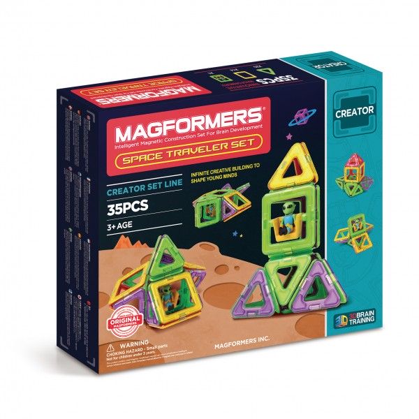 Magformers space hot sale traveler set