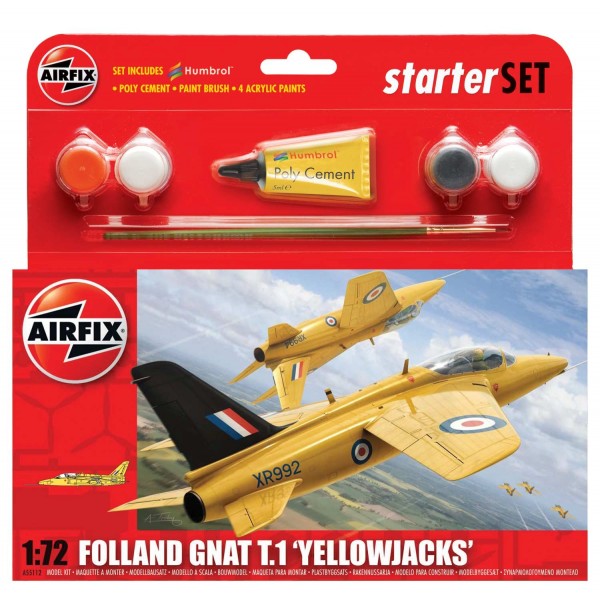 Folland Gnat 'Yellow Jacks' Starter Set 1:72