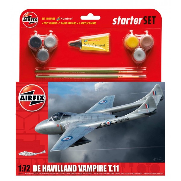 De Havilland Vampire T11 Starter Set 1:72