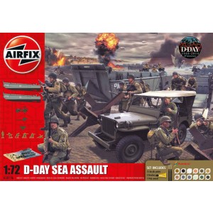 D-Day The Sea Assault Gift Set 1:72