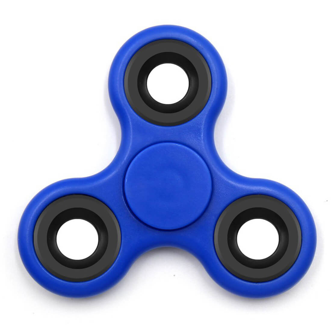 blue metal fidget spinner
