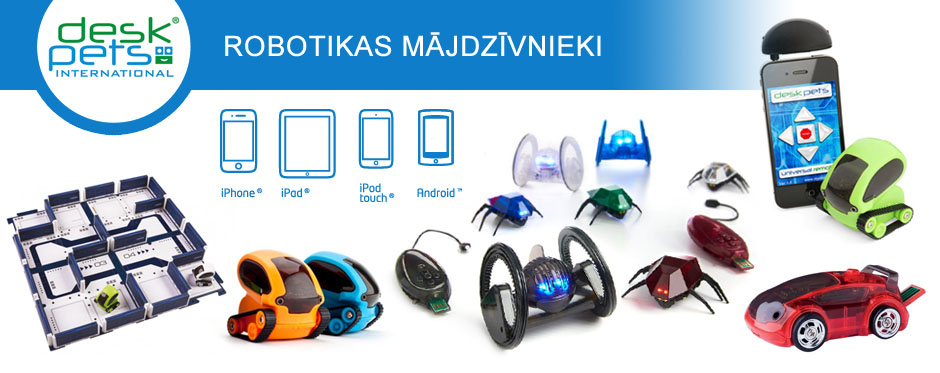 Mini-roboti Desk Pets - robotikas mājdzīvnieki